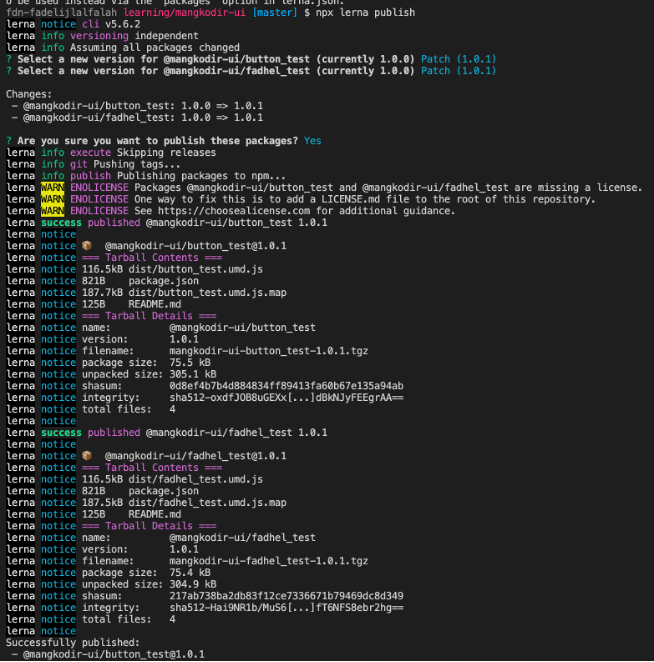 membuat component library