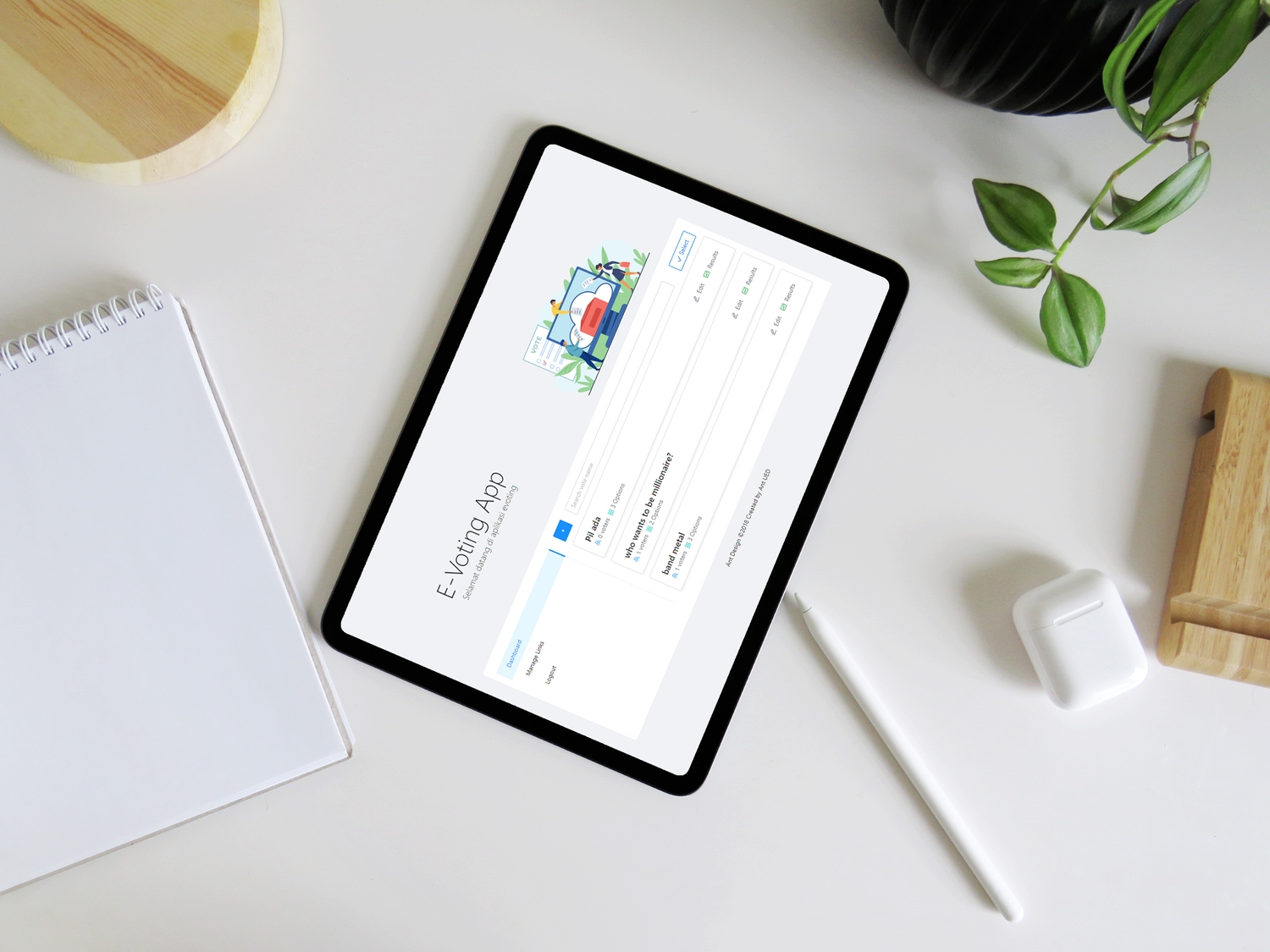 mockup header